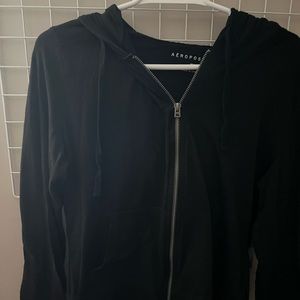 Aeropostal black zip up